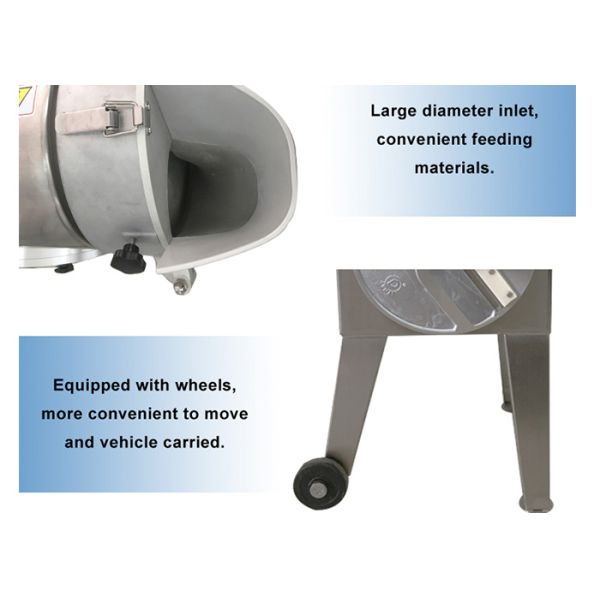 Commercial Vegetable Fruit Cutting Machine with 3 Cutting Shape 3 Blade Set