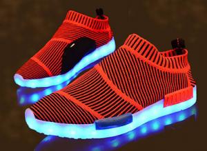 Quality Remote Control Light Up Sole Shoes , Endurable Led Sneakers With Light Up Soles wholesale