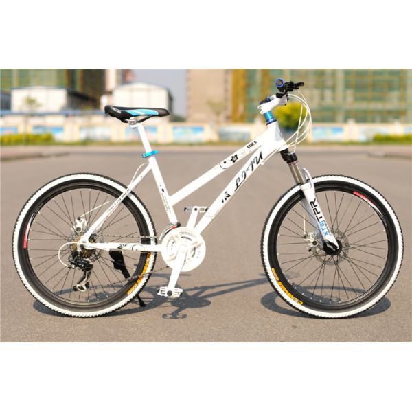 EN standard 36 spokes 24/26 inch alloy mountain bicycle MTB with Shimano 24 speed for lady