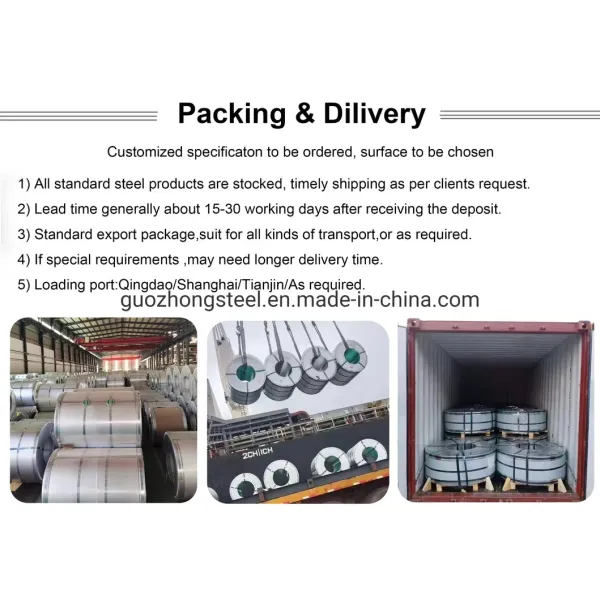 Cold Rolled Stainless Steel Coil 201/304/316/316L/409 Stainless Steel Plate/Sheet/Coil/Strip