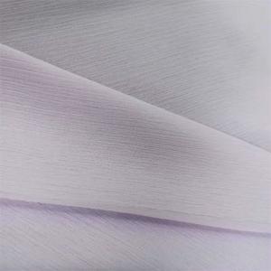 China Solid 75d Crinkle Georgette Fabric Polyester Chiffon Material on sale