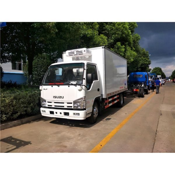 Japan 4*2 ISUZU Refrigerator Box Truck PTO System 5 Ton Freezer Truck