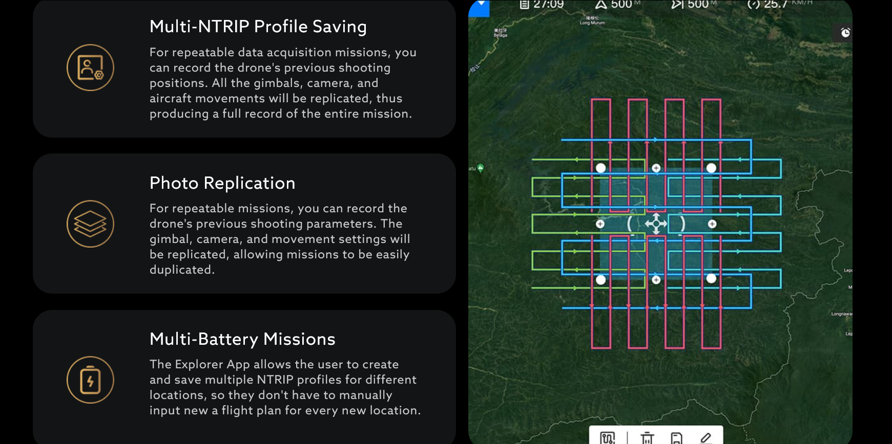 Autel Explorer mapping software interface