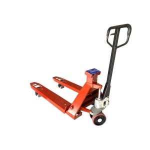 China Stainless Steel Capacity 2000kg Manual Pallet Truck With Weighing Scale on sale