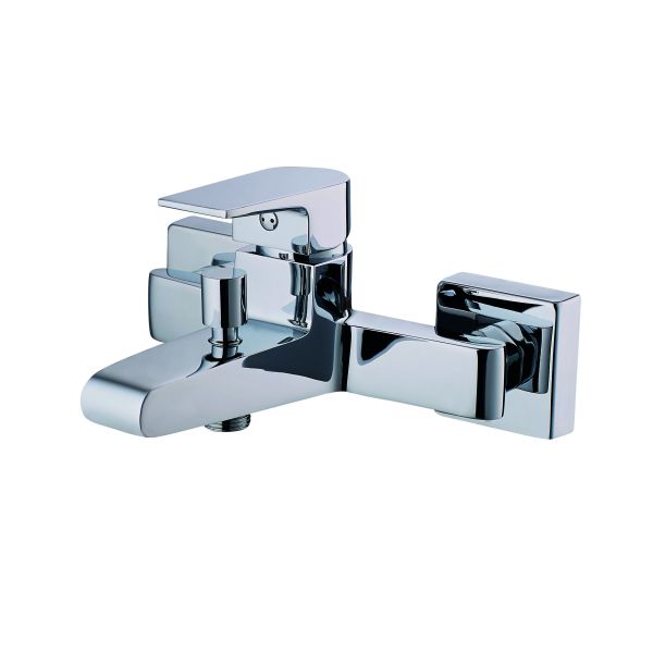 Wall Mounted In The Wall Bath Taps Zinc Handle Hot And Cold Mixer Tap