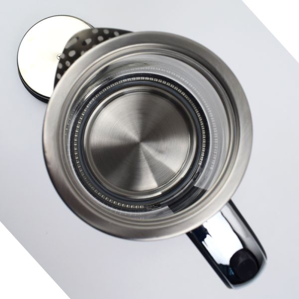 1500W Clear Electric Glass Tea Kettle 220v Glass Hot Water Kettle With Removable Lid