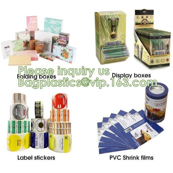 Biodegradale Compostable Packaging Roll Film Slide Zipper Garment Bag Food Packing Bag 3 side seal bag Kraft Paper Bag