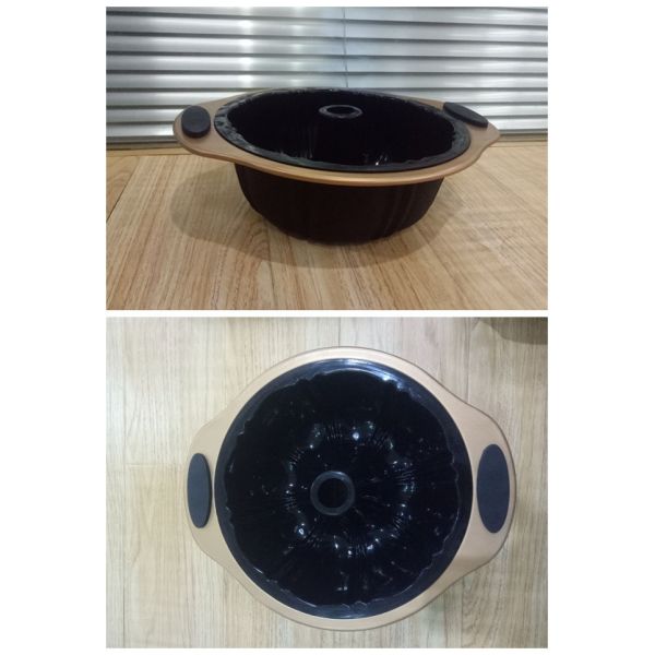 FBTZ1112 for wholesales set of 4pcs silicone/carbon steel muffin/loaf/square/bundt bakewares