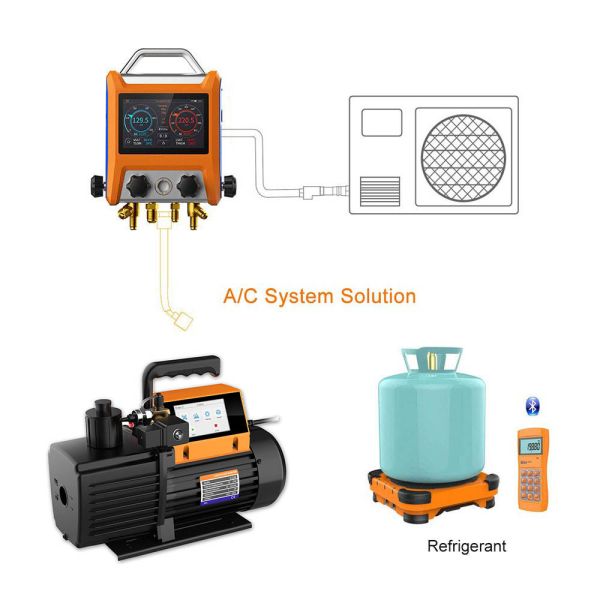 V900 Refrigeration Spare Parts Vacuum Rotary Vane Pump 9 CFM Dual Stage