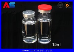 Quality Blue / white / Black 3ml 15ml Pharmaceutical Tubular Small Glass Containers With Lids wholesale