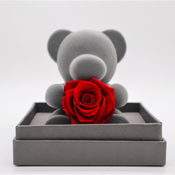 3-5 Years Lasting Preserved Rose Glass Dome Beautiful Home Decor Day Gift