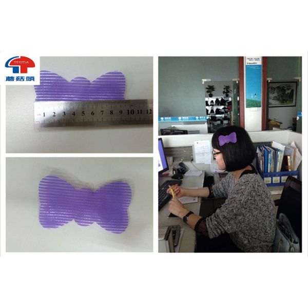 Multicolored Nylon Hook Loop Hair Holder Or Hair Decoration With Heat Resistant