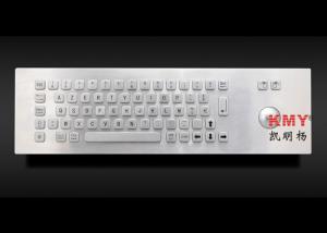 China Industrial Stainless Steel Keyboard With Trackball ,  Access Control on sale