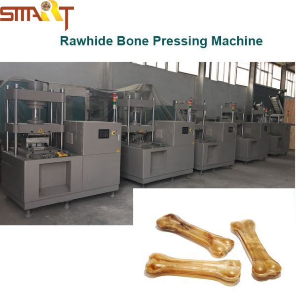 500 x 400mm 60T 9kw Dog Rawhide Press Bone Machine