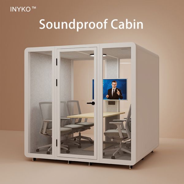 Soundproof Phone Booth with STC 35-45 dB Rating and 5 Year Warranty Featuring 7-layer Acoustic Structure