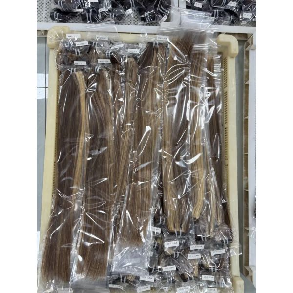 Blonde 100% unprocessed human hair bulk hair extension natural cuticle hair bulk for wholesale
