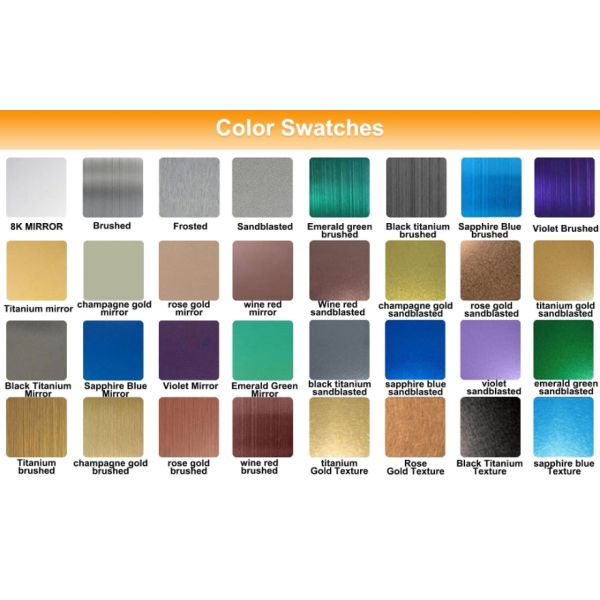 color stainless steel sheet