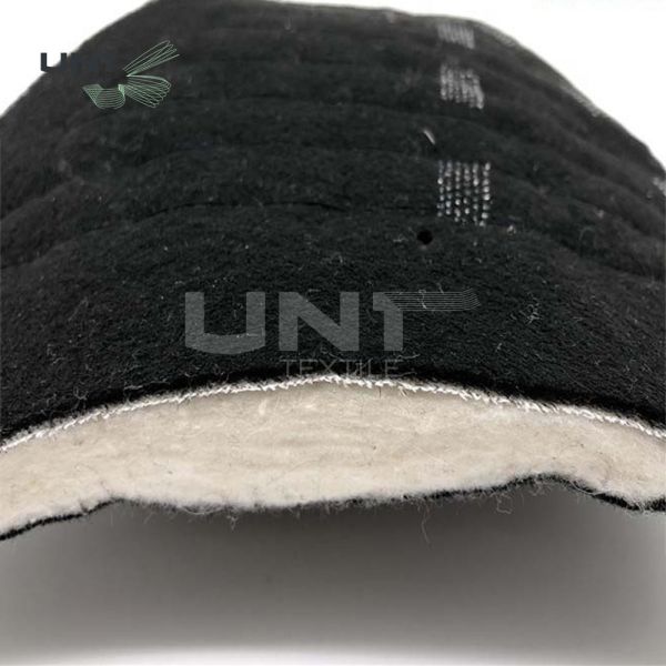 Black Needle Punched Nonwoven Sewing Shoulder Pads For Jacket Cloth