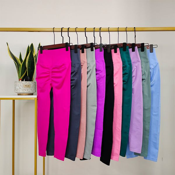 11 Color Seamless Women Scrunch Tight Push Up Yoga Pants Gym Fitness Leggings
