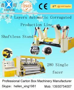 Quality Carton Box Paper Making Machine 180KW Corrugated Paper Sheet Cutting Machine wholesale