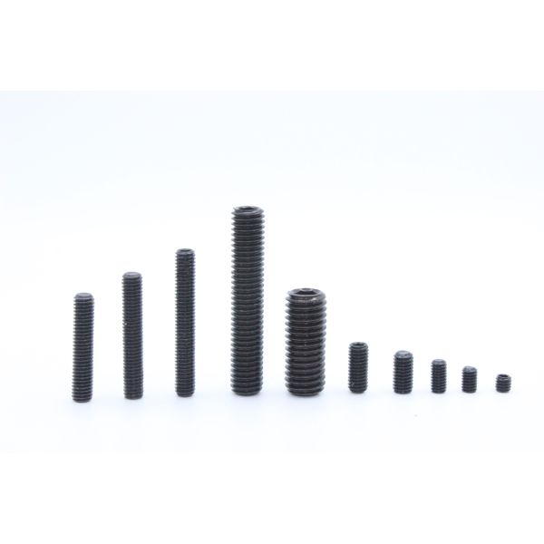 Customized M3 M4 M5 M6 M8 M10 Grade12.9 ISO Standard Black Hexagon Socket Set Screw