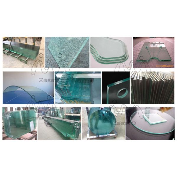 8mm,10mm,12mm Clear tempered-laminated Bathroom Shower safety Glass china supplier