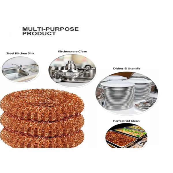 20g Kitchen Cleaning Dia 12mm Metal Scouring Ball Stainless Steel Wire