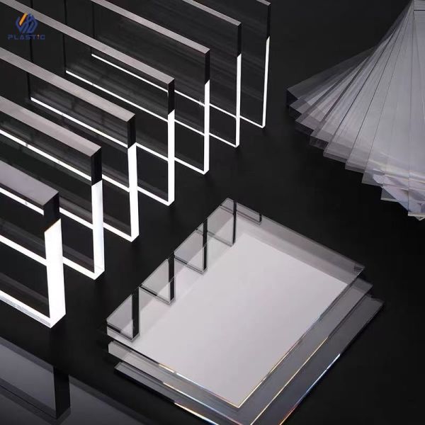 Waterproof Clear Cast Acrylic Sheet 1.2g/Cm3 Density With UV Protection Coating