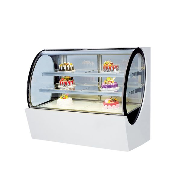 115L Commercial Baking Equipment Cake Display Showcase Pastry Glass Display