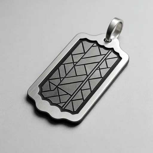 Quality Bespoke Intricate Patterned Stainless Steel Men's Pendant wholesale