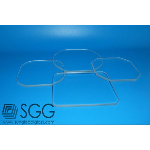 ammeter glass cover cutting by CNC Machine Tolerance control 0.1-0.3mm by customized desig