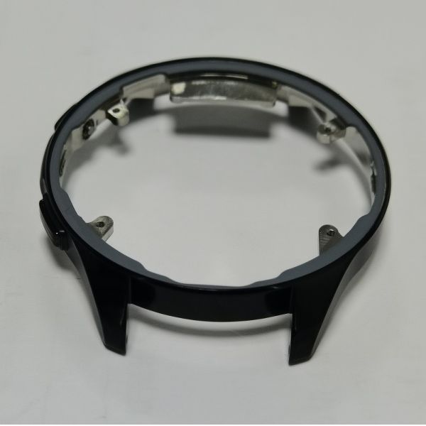 Black Titanium MIM Metal Injection Molding Housing For Watch Frame Silver