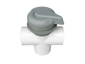 Quality Spa Topside 2 Inch Vertical Two Tone Hot Tub Diverter Valve Replacement With Handle wholesale