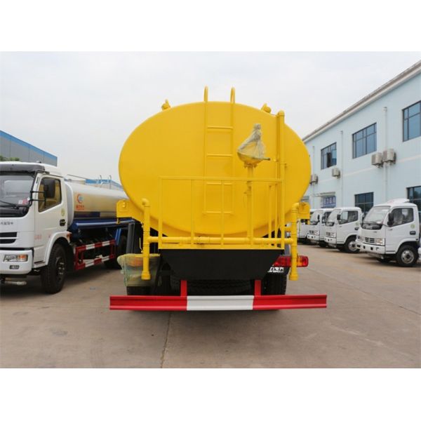 Yellow 6x4 18m3 Tanker Truck Water Sprinkler Truck With HW76 Lengthen Cab