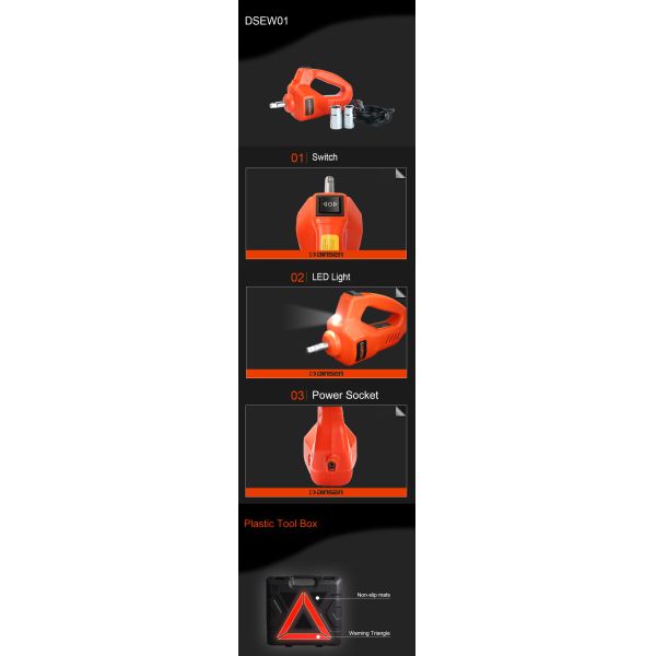 Heavy Duty 3 Tonne Car Jack 12 Volt Electric Car Jack