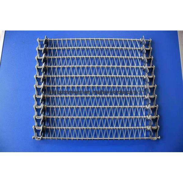 Heat Resistant Stainless Steel Spiral Wire Mesh Belt for Food Cooling Industry