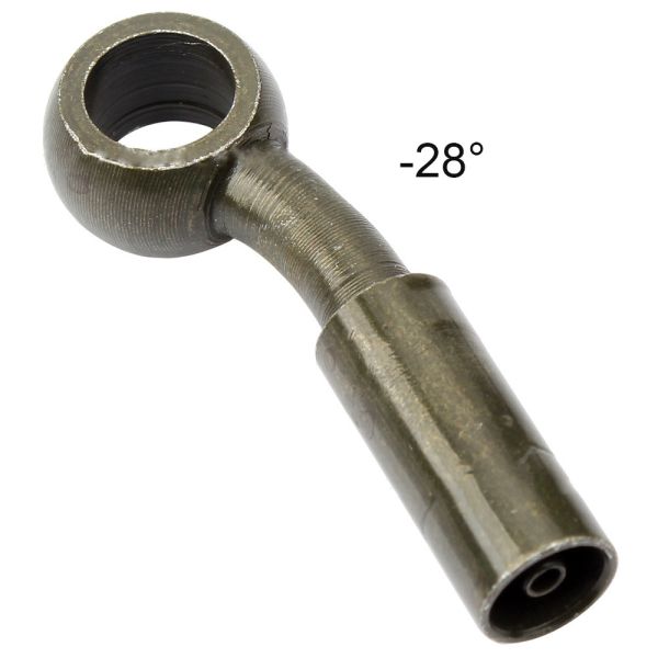 28 Degree 90 degree Brake Hose Banjo Fitting 10mm For Motorcycle M10 Bolt