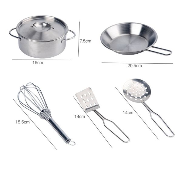 Large 82.5cm Refrigerator Wooden Miniature Kitchen Set Stove White Black