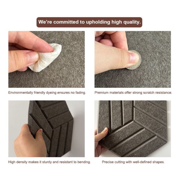 Modern Design Acoustic Panel with PET Material 1-Year Warranty for School Auditorium Theater and Hotel Use