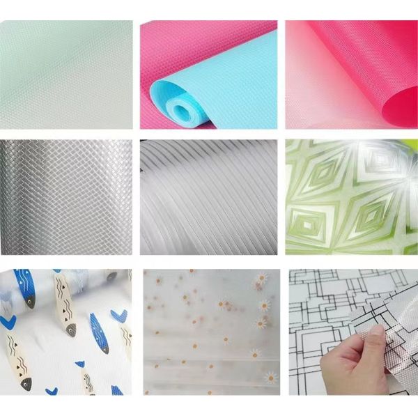 Ribs Pattern Non Slip Liner Plastic Thick Pad EVA Shelf Liner for Patio and Drawer