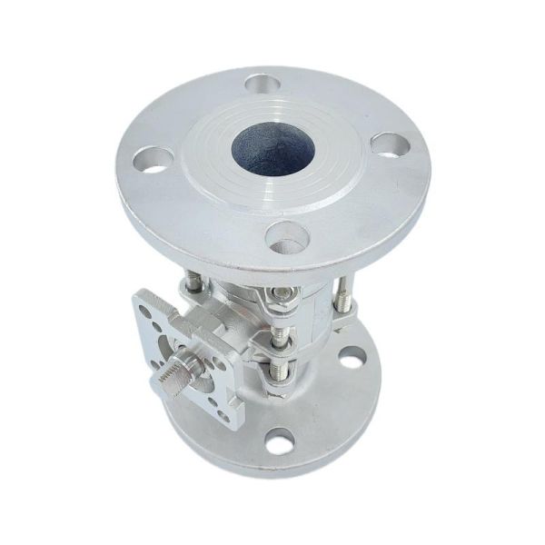 3PC High Platform Industrial Flanged Ball Valve Model NO. Q41F for Normal Temperature