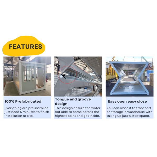 Earthquake Proof Prefab Folding Container House