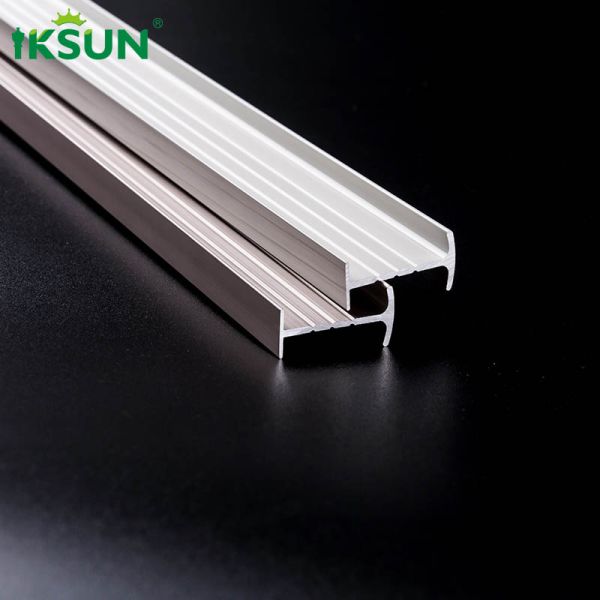 1.25mm Curved Shower Curtain Rail For Bay Window Aluminium Alloy 6063 T5 Material