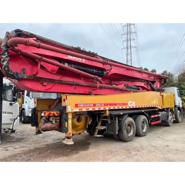 Telescopic Sany Truck Mounted Concrete Pump With BENZ Chassis 2018