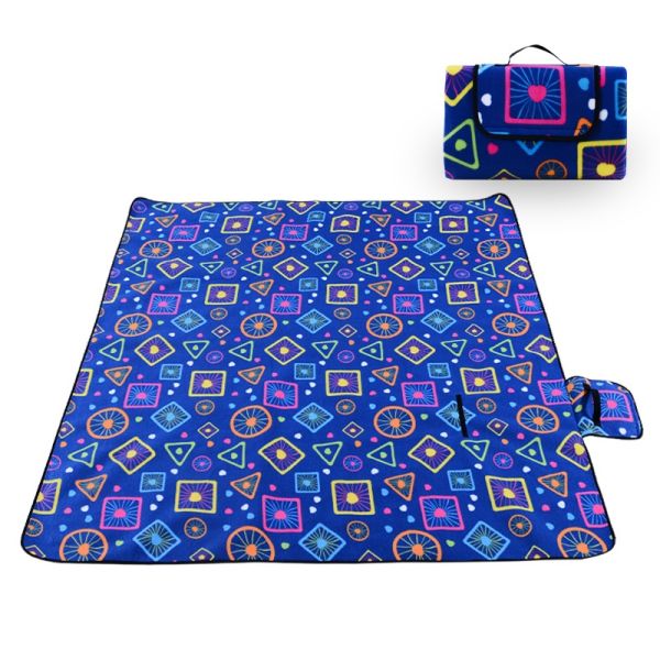 Portable Water Repellent Picnic Blanket , Moisture Proof Folding Picnic Mat