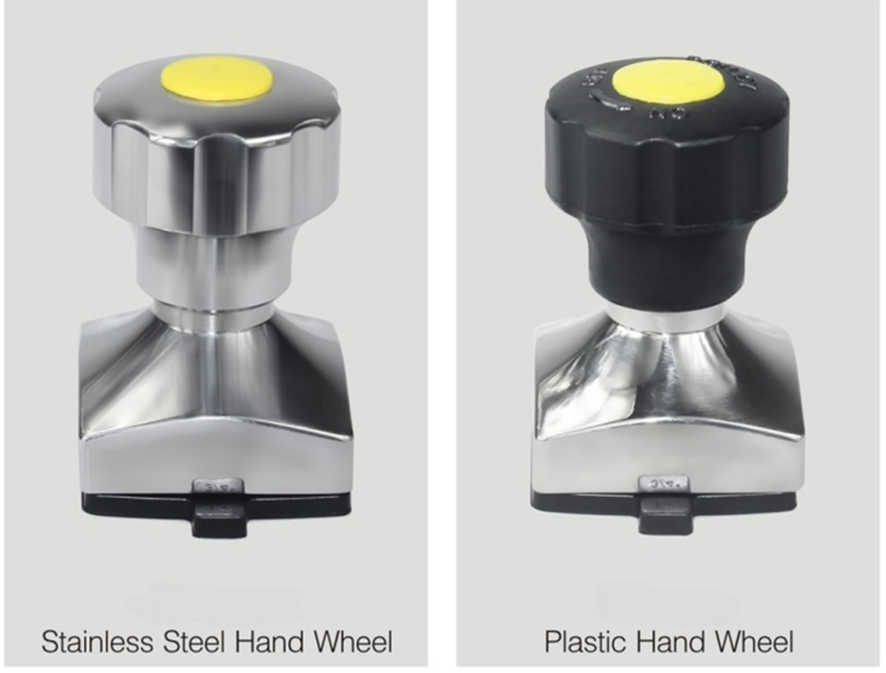 316L Mini Type 3 way Sanitary Diaphragm Valve L type with tri clamp End