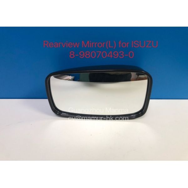 Truck Spare Parts Rearview Mirror For ISUZU NPR NQR 8-98070493-0