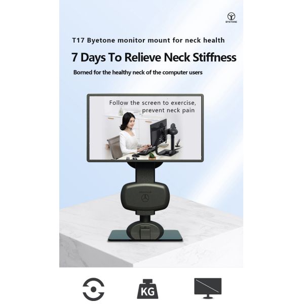Personal Automatic Adjustable Monitor Arm Stands Lazy Design For Neck Health