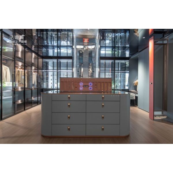 Comfort Stainless Steel Smart Walk In Closet Luxurious Easy Clean