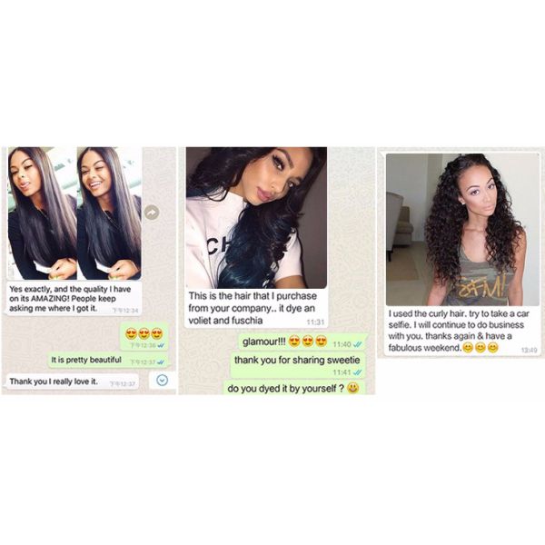 Black Women Clip In Natural Hair Extensions Soft Clean Full Cuticles Attached